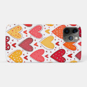 Farbenfrohe Liebe Muster Case-Mate iPhone Hülle (Rückseite (Horizontal))