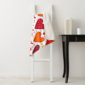 Farbenfrohe Liebe Muster Sherpadecke (Beispiel)