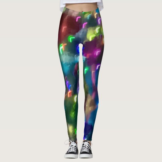 Farbenfrohe Light Leggings (Vorderseite)
