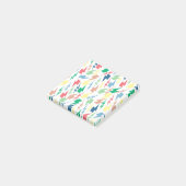 Farbenfrohe Lightning Fun Back-to-School-Geschicht Post-it Klebezettel (angewinkelt)