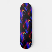 Farbenfrohe Lights Skateboard-Geschenk Skateboard (Vorderseite)
