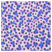 Farbenfrohe, lila-blaurosa Geparden Stoff (Muster)