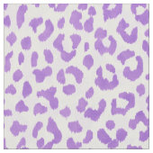 Farbenfrohe lila Cheetah-Druckmuster Stoff (Nahaufnahme)