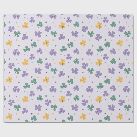 Farbenfrohe lila Kleber-Blätter Packpapier (Flach)