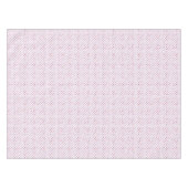 Farbenfrohe lila Polka-Punkte-Muster Tischdecke (Vorderseite (Horizontal))