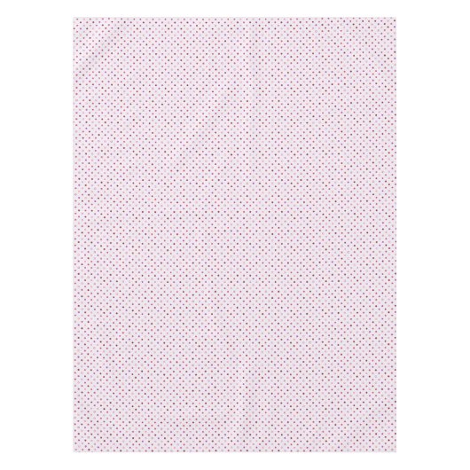 Farbenfrohe lila Polka-Punkte-Muster Tischdecke (Vorderseite)