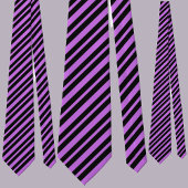 Farbenfrohe Lila Streifenmuster Krawatte