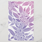 Farbenfrohe Lila und rosa Leafondesign Seifenwrap (Vorderseite)