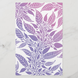 Farbenfrohe Lila und rosa Leafondesign Seifenwrap