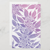 Farbenfrohe Lila und rosa Leafondesign Seifenwrap (Vorne/Hinten)