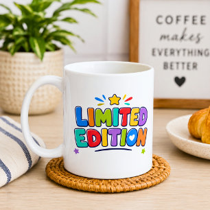 Farbenfrohe limitierte Auflage Kaffeetasse