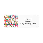 Farbenfrohe Linien (Vorne)