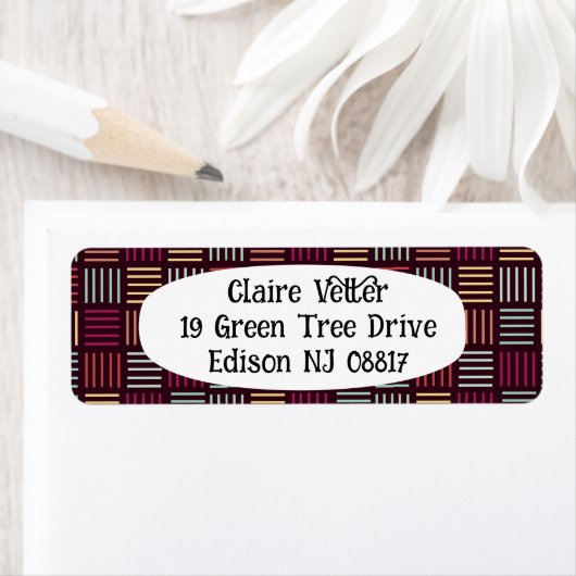 Farbenfrohe Linien aufgetragen (Insitu)