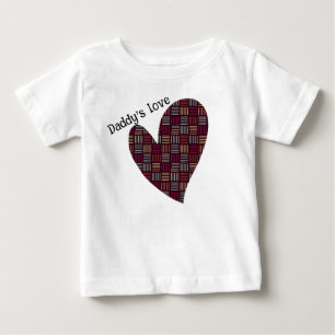 Farbenfrohe Linien aufgetragen Baby T-shirt