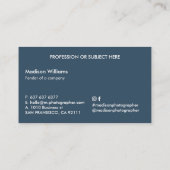 Farbenfrohe Linien Stilvolle Trendy Modernes Busin Visitenkarte (Rückseite)