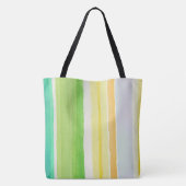Farbenfrohe Linien Tasche (Rückseite)