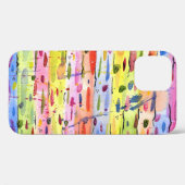 Farbenfrohe Linien Wasserfarben Abstrakt Case-Mate iPhone Hülle (Rückseite (Horizontal))