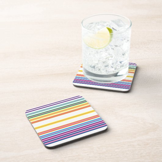 Farbenfrohe Lining Top Qualität Getränkeuntersetzer (Rechte Seite)