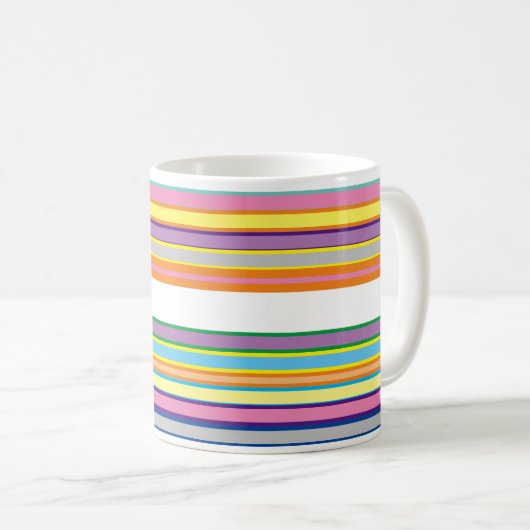 Farbenfrohe Lining Top-TASSE für Kaffee/Geschenk Kaffeetasse (VorderseiteRechts)
