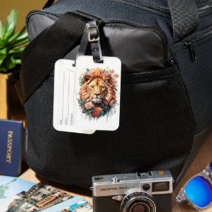Farbenfrohe Lion King Luggage Tag Gepäckanhänger