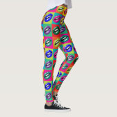 Farbenfrohe Lips Whimsical All-Over-Print-Leggings Leggings (Rechts)