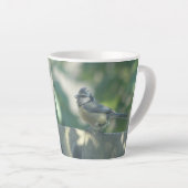Farbenfrohe Little Bird Design Latte Tasse (Rechte Ecke)