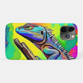 Farbenfrohe Lizard Art Design Case-Mate iPhone Hülle (Rückseite (Horizontal))