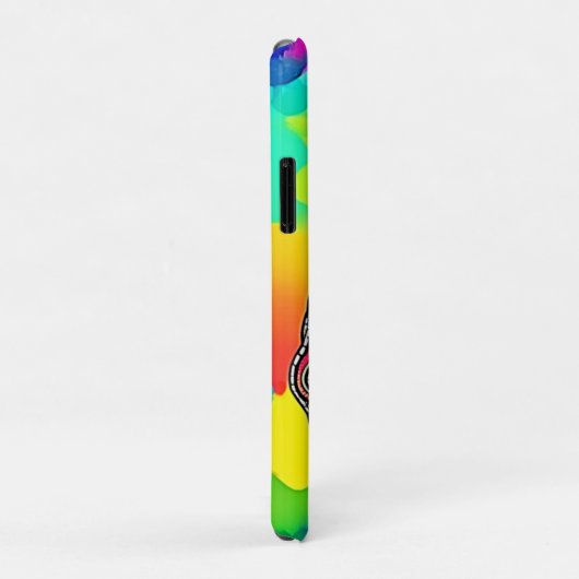 Farbenfrohe Lizard Art Design Case-Mate iPhone Hülle (Hinten/Rechts)