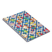 Farbenfrohe LOONEY TUNES™ Schachbrett Toss Pattern Notizblock (Rechte Seite)