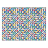 Farbenfrohe LOONEY TUNES™ Schachbrett Toss Pattern Tischdecke (Vorderseite (Horizontal))