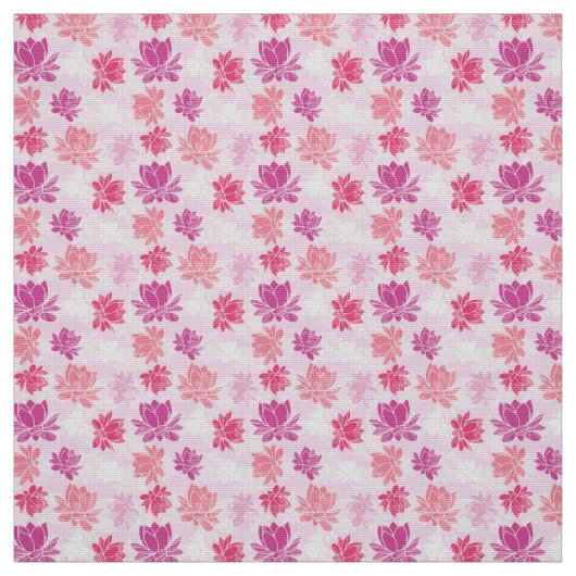 Farbenfrohe Lotus-Blume Stoff (Muster)