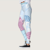 Farbenfrohe Lotus Leggings (Links)