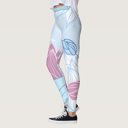 Farbenfrohe Lotus Leggings (Links)