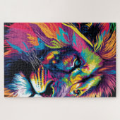 Farbenfrohe Löwe 20" * 30" Puzzle, 1014 Stück Puzzle (Horizontal)