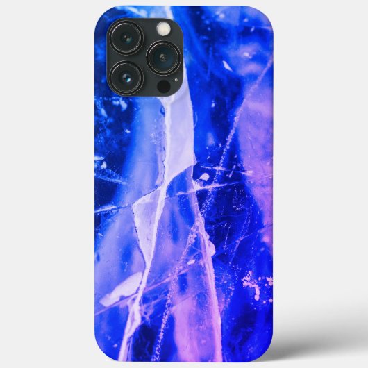 Farbenfrohe Luminy Abstrakt Blue White Navy Leggin Case-Mate iPhone Hülle (Rückseite)