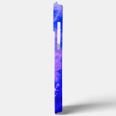 Farbenfrohe Luminy Abstrakt Blue White Navy Leggin Case-Mate iPhone Hülle (Rückseite / Links)