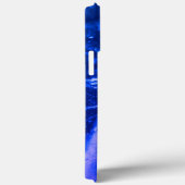 Farbenfrohe Luminy Abstrakt Blue White Navy Leggin Case-Mate iPhone Hülle (Rückseite / Rechts)