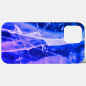 Farbenfrohe Luminy Abstrakt Blue White Navy Leggin Case-Mate iPhone Hülle (Rückseite (Horizontal))