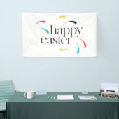 Farbenfrohe, lustige, moderne, einfache Design Hap Banner (Messeveranstaltung)