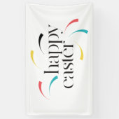 Farbenfrohe, lustige, moderne, einfache Design Hap Banner (Vertikal)