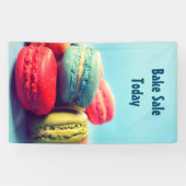 Farbenfrohe Macarons-Cookie-Banner für Ihre Verans Banner (Horizontal)