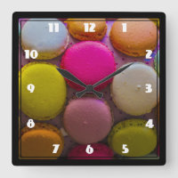 Farbenfrohe Macarons Geschmackvoll gebackenes Dess