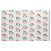 Farbenfrohe Macarons im hellgelben Hintergrund Stoff (Fat Quarter (45,7 x 55,9 cm))