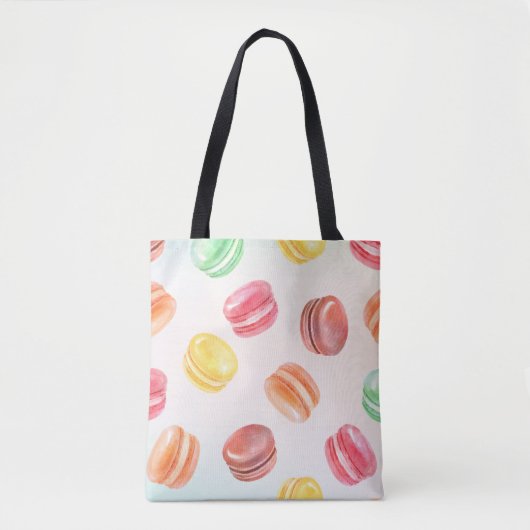 Farbenfrohe Macarons Tasche (Vorderseite)