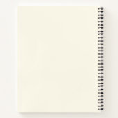 Farbenfrohe Macarons und Blume Wasserfarben Notizblock (Rückseite)