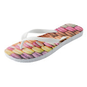 Farbenfrohe Macaroons Quirky Badesandalen (Schrägansicht)