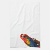 Farbenfrohe Macaw Chic Classy Mod Tropical Geschirrtuch (Vertikal)