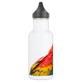 Farbenfrohe Macaw Chic Classy Mod Tropical Trinkflasche (Links)