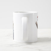 Farbenfrohe Macaw Parrot Watercolor Jumbo-Tasse (Rückseite)