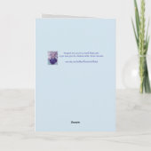 Farbenfrohe Macaw Parrot Watercolor Mens Geburtsta Karte (Rückseite)